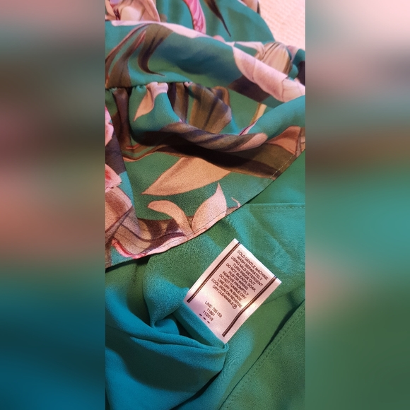 Portmans green floral mini dress - Picture 7 of 9